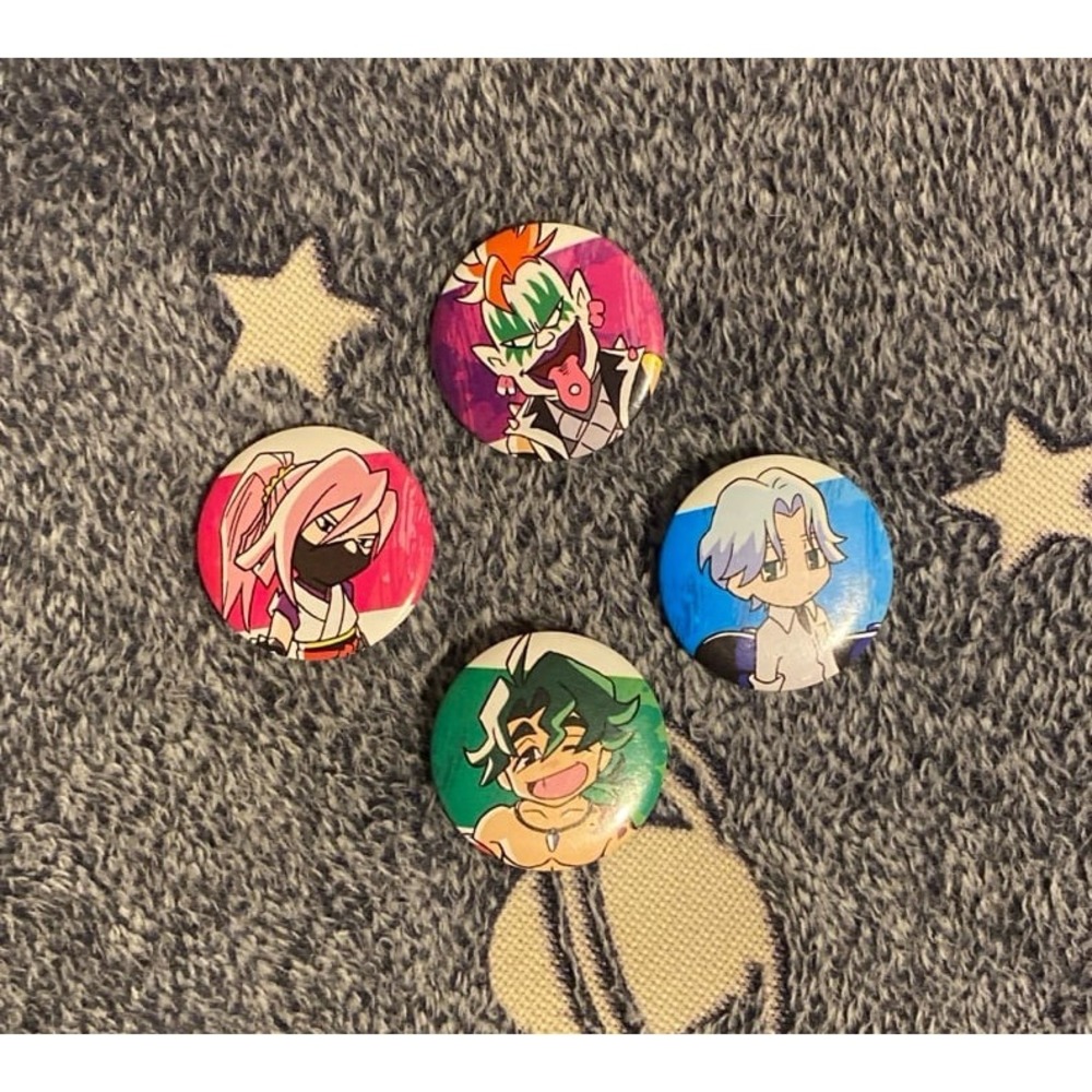 Sk8 the infinity pins/bags